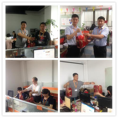 各部門發(fā)放粽子