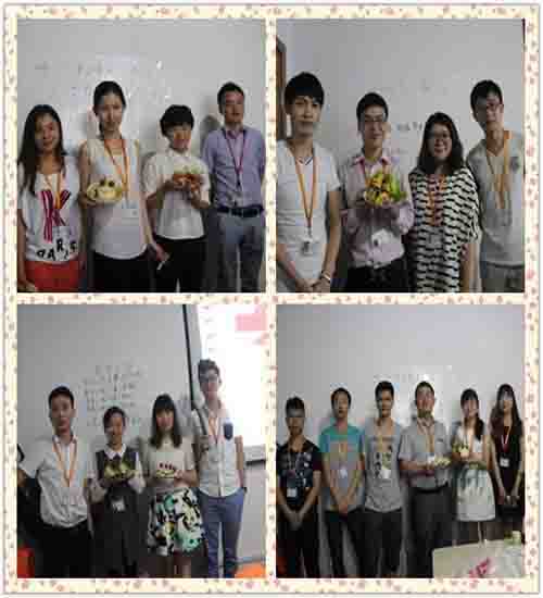 壽星小組展示勝利的果實(shí)